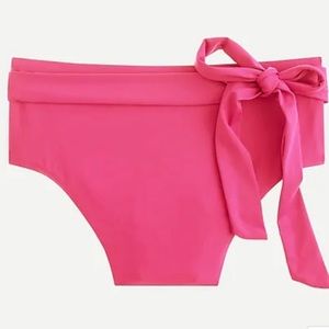 J. CREW High-Cut Waist Bikini Bottom Size L